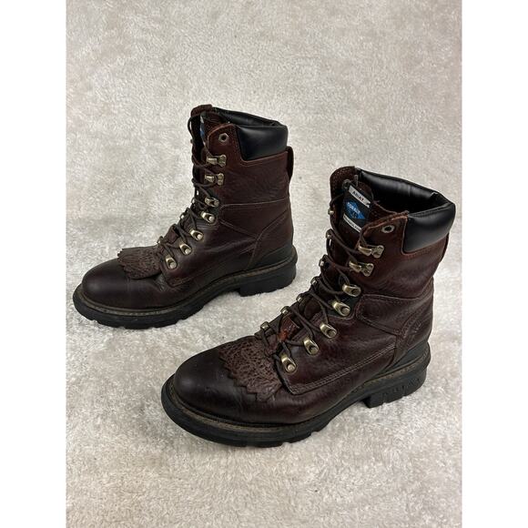 Ariat Hermosa Cobalt XR Mens Size 8.5 D 8" Lace-up Steel Toe Work Boots - Picture 3 of 9